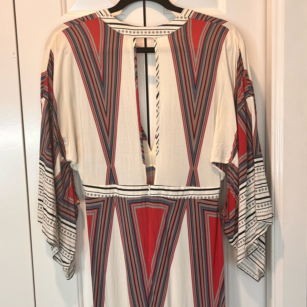 Lulus Monticeto Cream Print Maxi Dress - Picture 8 of 9